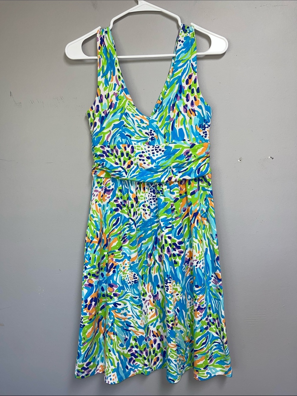 Lilly Pulitzer Shianne dress Sea Soiree tropical print pattern - Picture 4 of 7